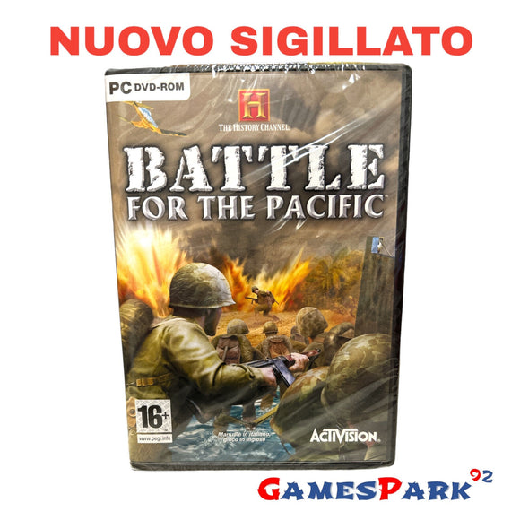 The History Channel Battle for the Pacific PC Computer NUOVO SIGILLATO