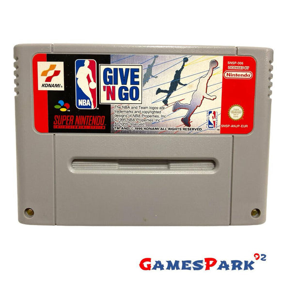 NBA Give ‘n Go SUPER NINTENDO SNES USATO