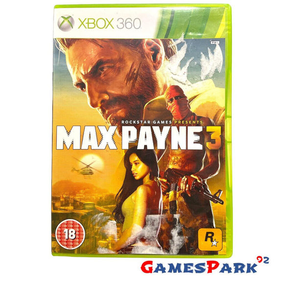 MAX PAYNE 3 XBOX 360 USATO