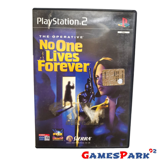 THE OPERATIVE NO ONE LIVES FOREVER PS2 PLAYSTATION 2 USATO