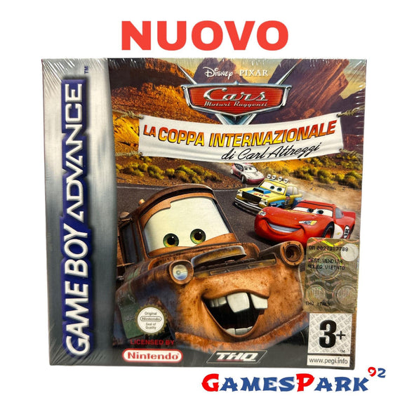 Disney Pixar Cars La Coppa Internazionale di Carl Attrezzi Game Boy Advance GBA NUOVO