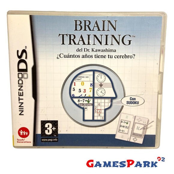 BRAIN TRAINING DEL DR KAWASHIMA QUANTI ANNI HA IL TUO CERVELLO DS NINTENDO USATO