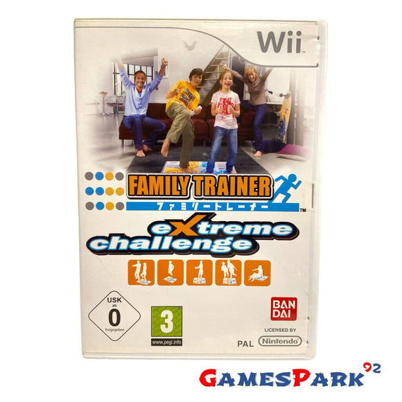 Family Trainer Extreme Challenge WII Nintendo USATO