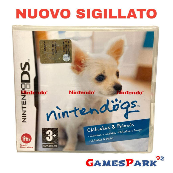 Nintendogs Chihuahua & Friends Nintendo DS NUOVO SIGILLATO