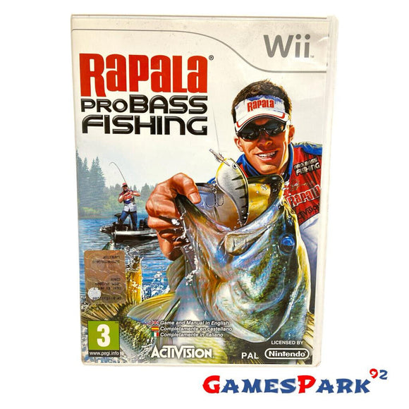 RAPALA PRO BASS FISHING WII NINTENDO USATO – GamesPark92