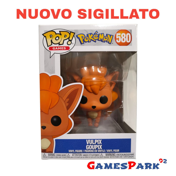 POKEMON VULPIX 580 9 CM FUNKO POP NUOVO SIGILLATO