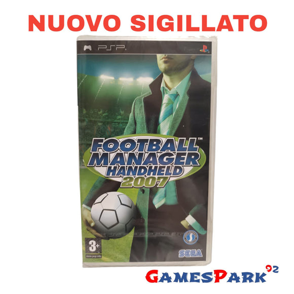 Football Manager Handheld 2007 PSP PlayStation NUOVO SIGILLATO