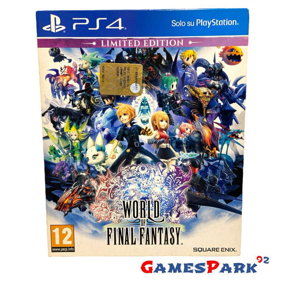 World of Final Fantasy Limited Edition PS4 PlayStation 4 USATO