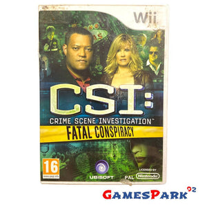 CSI CRIME SCENE INVESTIGATION COSPIRAZIONE FATALE WII NINTENDO USATO