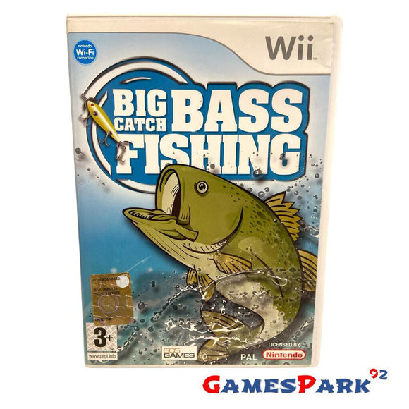 Big Catch Bass Fishing WII Nintendo USATO