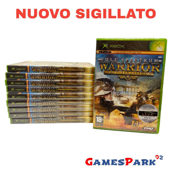 LOTTO 10 FULL SPECTRUM WARRIORS TEN HAMMERS XBOX NUOVO SIGILLATO