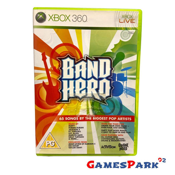 BAND HERO XBOX 360 USATO