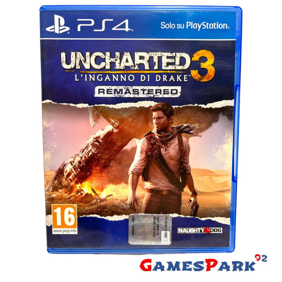 Uncharted 3 L’inganno di Drake Remastered PS4 PLAYSTATION 4 USATO