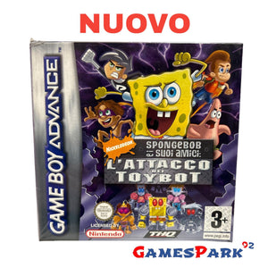 Spongebob e i suoi Amici l’Attacco dei Toybot Game Boy Advance GBA NUOVO