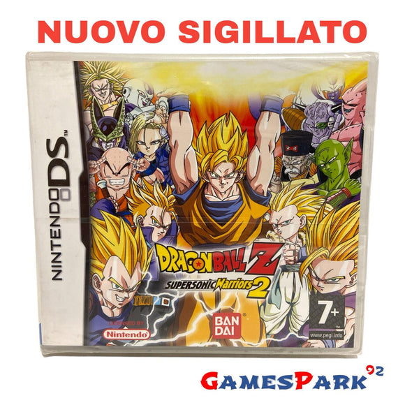 Dragon Ball Z Supersonic Warriors 2 DS Nintendo NUOVO SIGILLATO