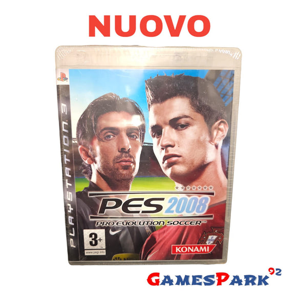 Pro Evolution Soccer PES 2008 PS3 Playstation 3 NUOVO