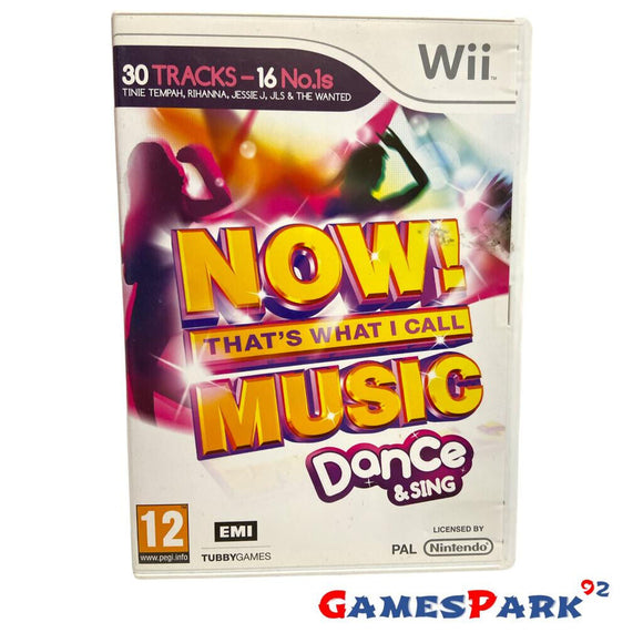 NOW THAT’S WHAT I CALL MUSIC DANCE & SING WII NINTENDO USATO