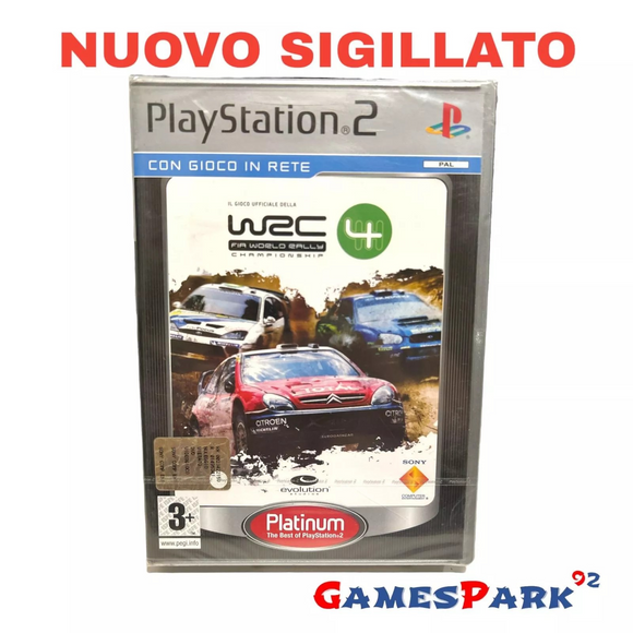 WRC 4 PS2 PlayStation 2 NUOVO SIGILLATO