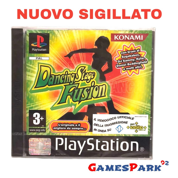 Dancing Stage Fusion PS1 Playstation 1 NUOVO SIGILLATO