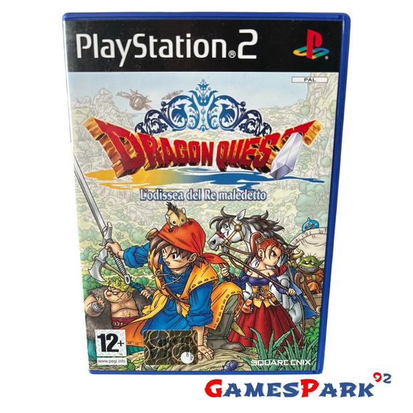 Dragon Quest l'Odissea del Re Maledetto PS2 Playstation 2 USATO