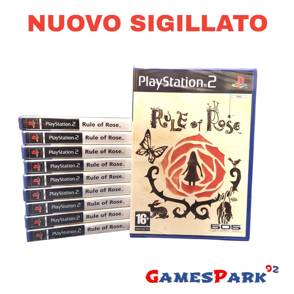 Lotto Rule of Rose PS2 Playstation 2 10 pezzi NUOVO SIGILLATO
