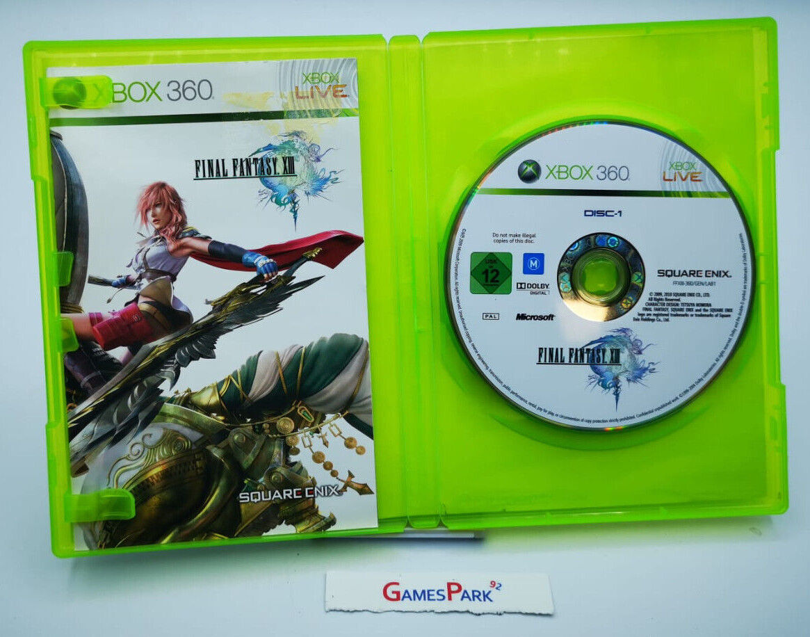 Final Fantasy XIII – Microsoft Xbox 360 – PAL – Complet Et Bon état