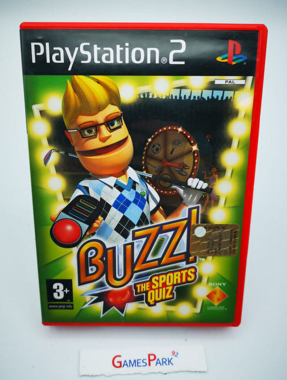 BUZZ THE SPORTS QUIZ PS2 PLAYSTATION 2 USATO