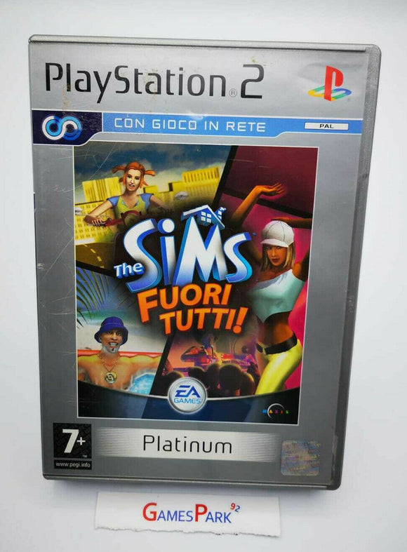 THE SIMS FUORI TUTTI PS2 PLAYSTATION 2 USATO