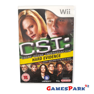 CSI CRIME SCENE INVESTIGATION HARD EVIDENCE WII NINTENDO USATO