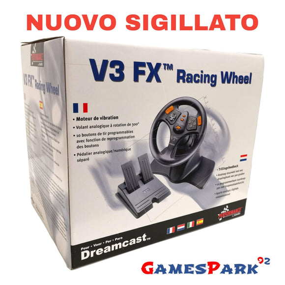 VOLANTE DREAMCAST V3 FX NUOVO ACCESSORI