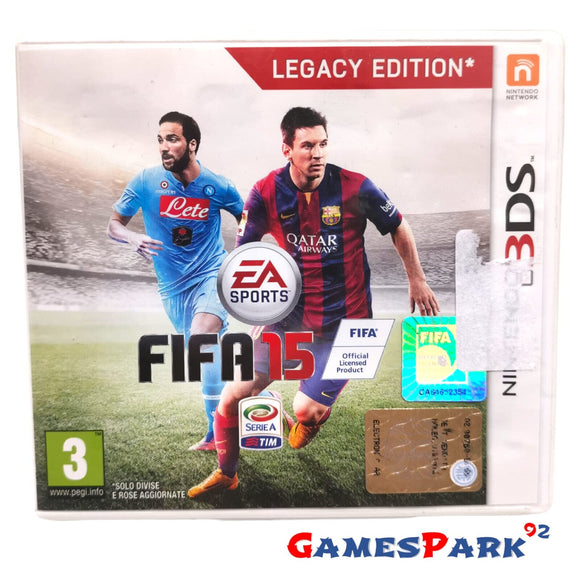 FIFA 15 LEGACY EDITION 3DS NINTENDO USATO