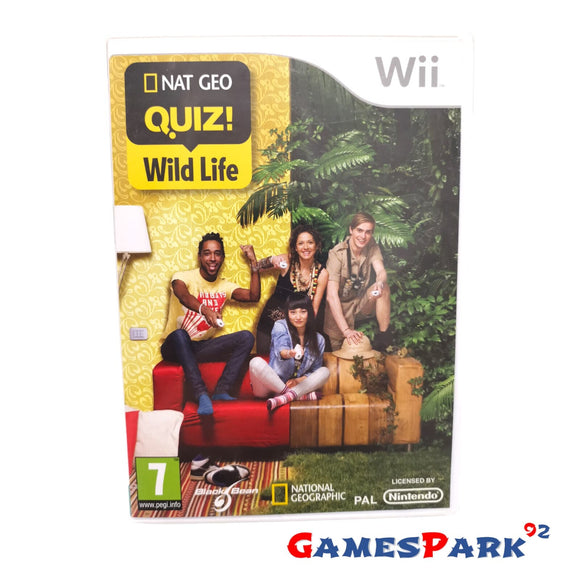 NAT GEO QUIZ WILD LIFE WII NINTENDO USATO