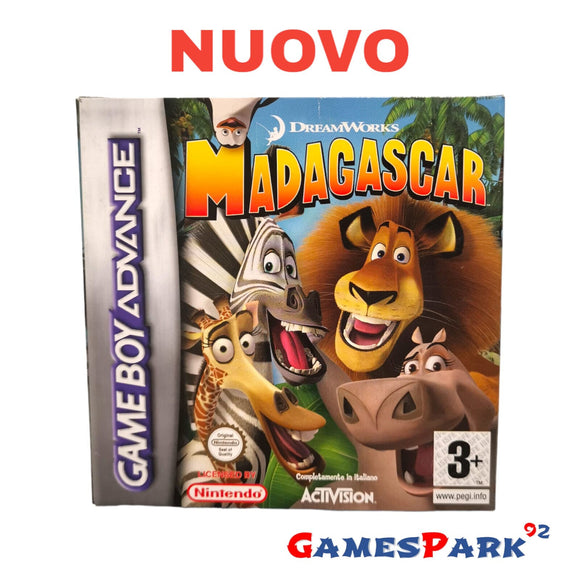 MADAGASCAR GAME BOY ADVANCE GBA NUOVO
