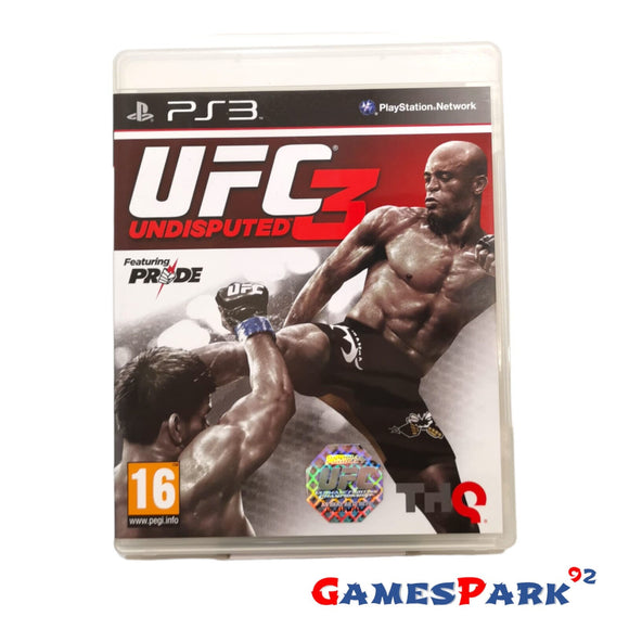 UFC UNDISPUTED 3 PS3 PLAYSTATION 3 USATO