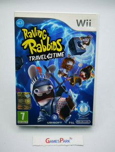 RAVING RABBIDS TRAVEL IN TIME WII NINTENDO USATO