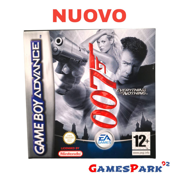 007 JAMES BOND EVERYTHING OR NOTHING GAME BOY ADVANCE GBA NUOVO