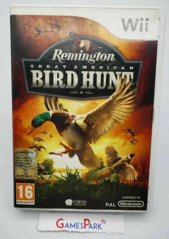 REMINGTON GREAT AMERICAN BIRD HUNT NINTENDO WII USATO