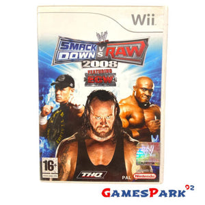 SMACKDOWN VS RAW 2008 WII NINTENDO USATO