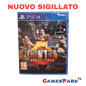 CONTRA ROGUE CORPS PS4 PLAYSTATION 4 NUOVO SIGILLATO