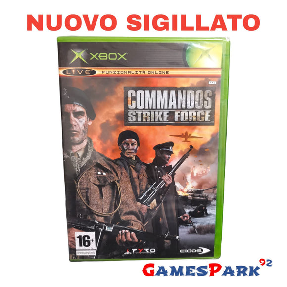 COMMANDOS STRIKE FORCE XBOX GIOCO NUOVO SIGILLATO
