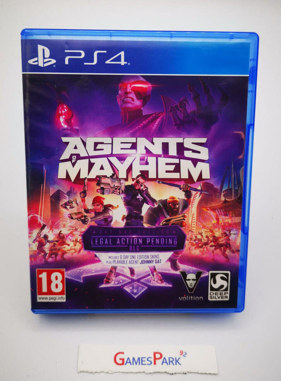 AGENTS OF MAYHEM PS4 PLAYSTATION 4 USATO