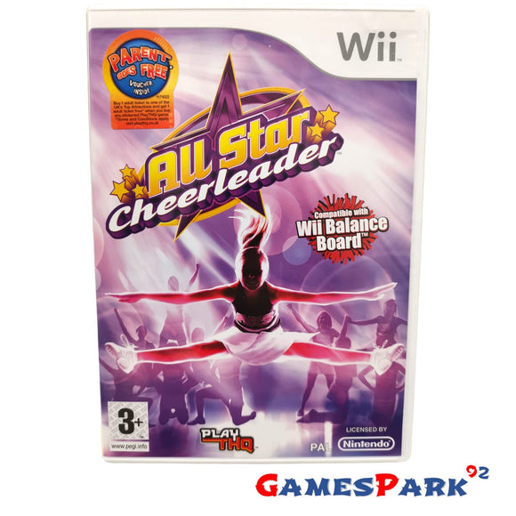 ALL STAR CHEERLEADER WII NINTENDO USATO PER BALANCE BOARD