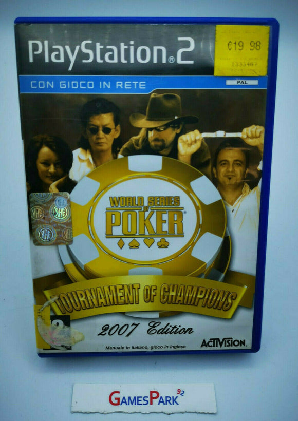 WORLD SERIES OF POKER TOURNAMENT OF CHAMPIONS 2007 PS2 PLAYSTATION 2 USATO