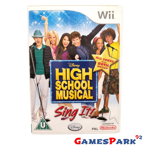 HIGH SCHOOL MUSICAL SING IT WII NINTENDO USATO