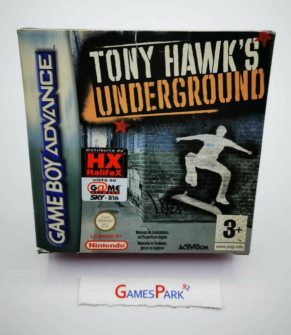 TONY HAWK'S UNDERGROUND GAME BOY ADVANCE GBA NUOVO