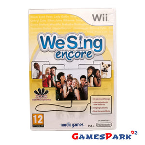 WE SING ENCORE WII NINTENDO USATO