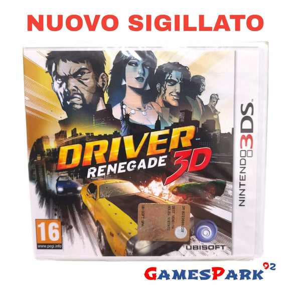 DRIVER RENEGADE 3D 3DS NINTENDO NUOVO SIGILLATO