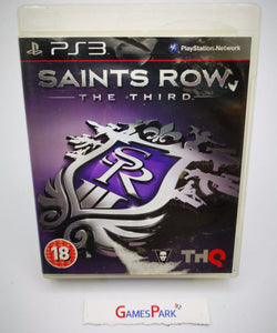 SAINTS ROW THE THIRD PS3 PLAYSTATION 3 USATO