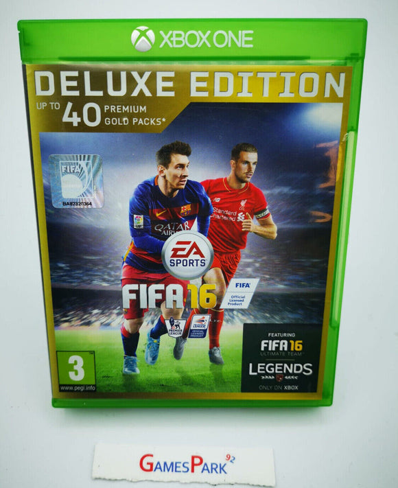FIFA 16 DELUXE EDITION XBOX ONE USATO