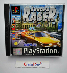 EUROPA RASER RACER RACING PS1 PLAYSTATION 1 USATO